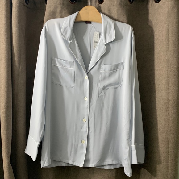 J Crew silky pajama top - Picture 1 of 7